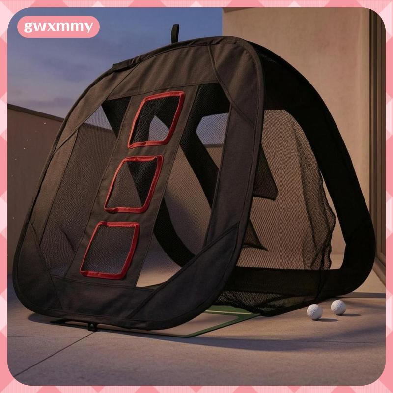 [gwxmmy] Spring-up-up Golf Practice Net Folding Golf Chipping Net Sports Gear Folding Indoor Outdoor