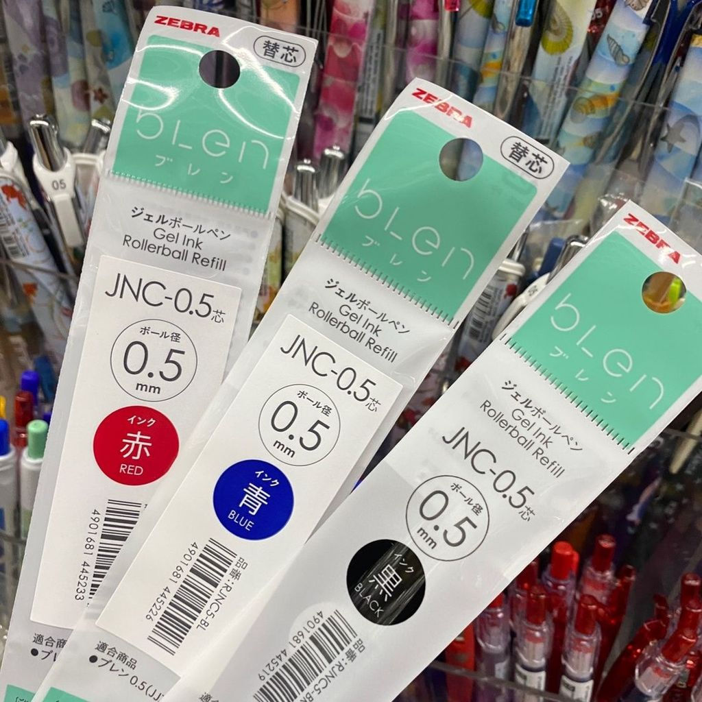 New Product#Ben ZEBRA Ma Pen Refill Neutral Pen Refill JNC0.5JJZ66Pen blen Vibration-reducing pen, s