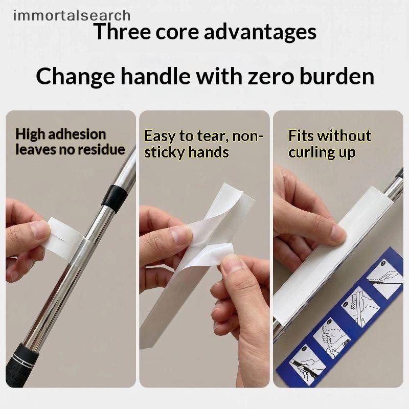 IMMO Professional Double Sided Golf Club Grip เทปกาว 13 ชิ้นแถบทนทานสําหรับกอล์ฟ Coaches Club Mainte