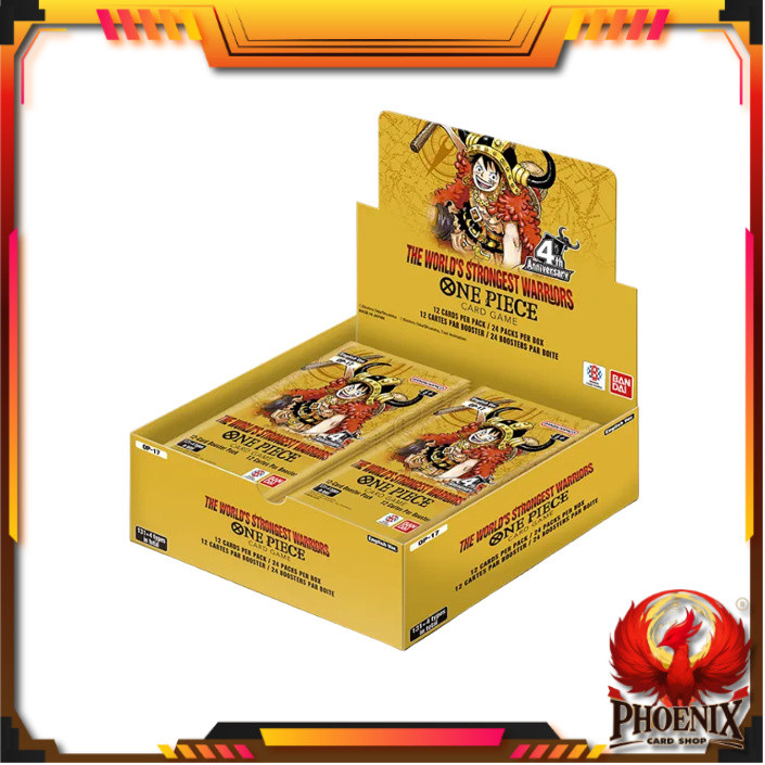 [ ยกกล่อง ] O์NE PIECE CARD GAME : [ OP17 ] The World's Strongest Warriors   BOOSTER PACK Ver.Eng (p