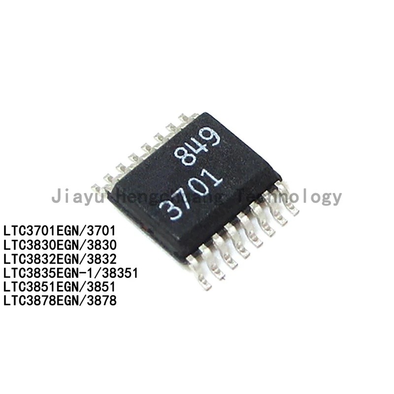 LTC3878EGN LTC3701EGN 3701 LTC3830 LTC3832 3851 LTC3835EGN-1 38351 SSOP-16, Step-Down Regulator Powe
