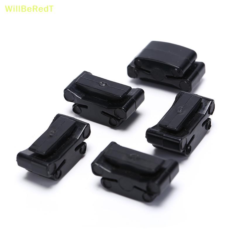 [WillBeRedT] 5 ชิ้นยางสีดํากีตาร์ Pick Holder Fix on Headstock สําหรับกีตาร์เบส Ukulele [ใหม่]