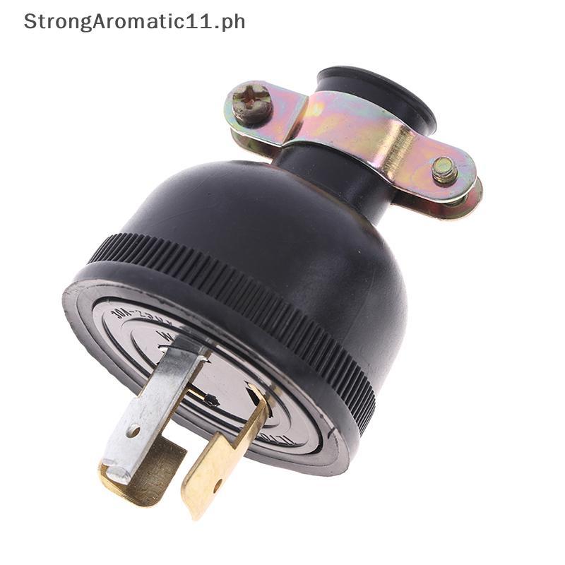 StrongAromatic 2.5KW ปลั๊กเครื่องกําเนิดไฟฟ้าปลั๊กป้องกันหลวม 168f/170f Anti-off ปลั๊กสามขั้ว GX160 