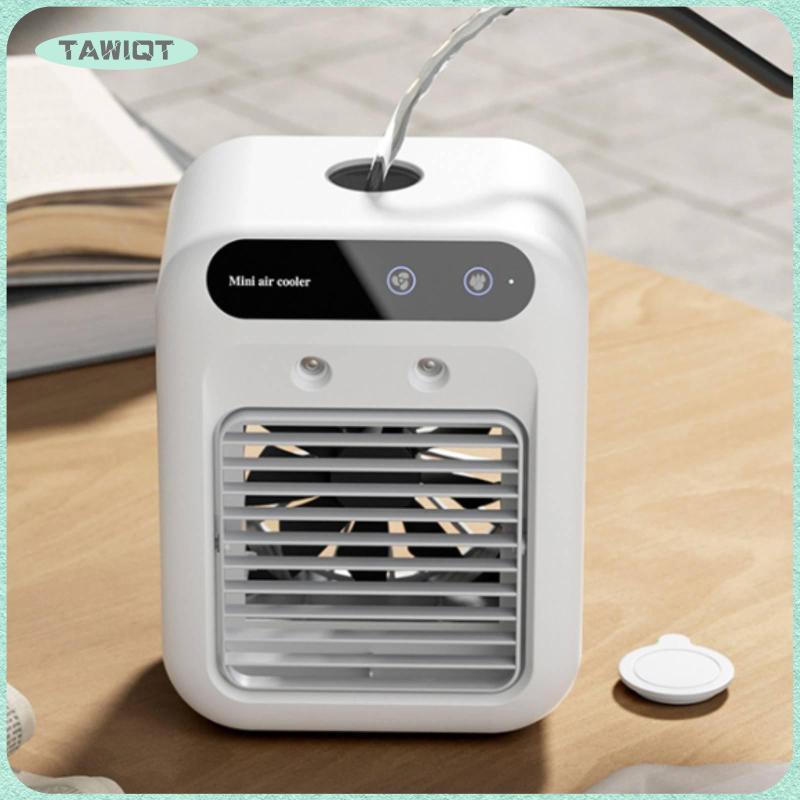 [tawiqt.th] Mini Pet Air Chiller พัดลมสเปรย์สัตว์เลี้ยงเพิ่มความชื้น Type-C แบตเตอรี่-Powered Portab