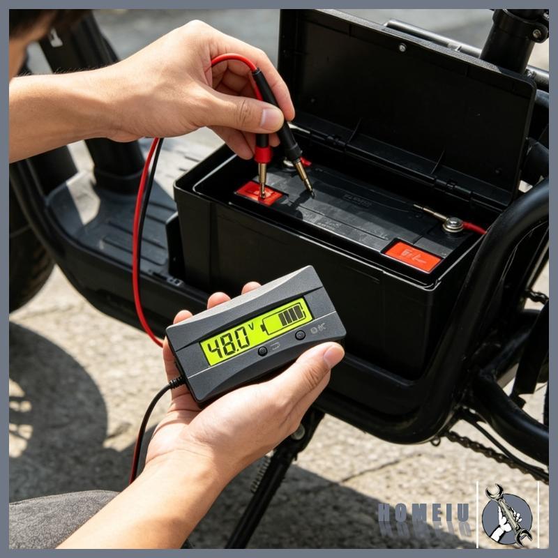 HOMEIU Panel Mount LCD Meter สําหรับรถจักรยานยนต์ E-Bikes และจัดเก็บ