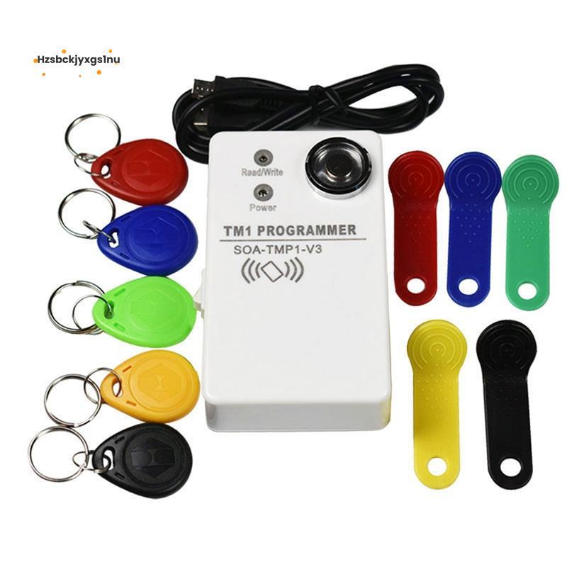 Hzsbckjyxgs1nuIbutton DS-1990A TM1 RFID Copier Duplicator Handheld RW1990 TM1990 TM1990B 125Khz EM43