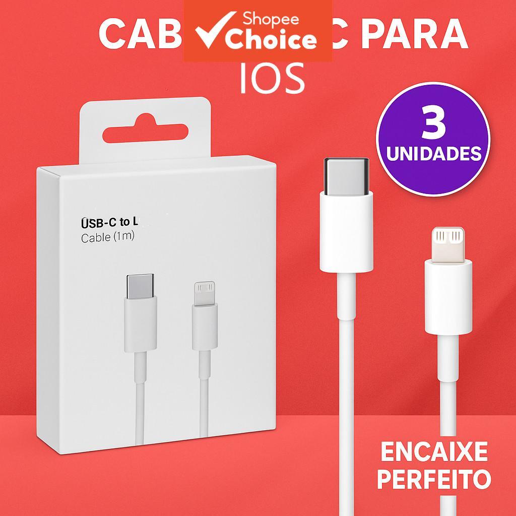 3 เส้น สายชาร์จเร็ว PD ยาว 1 เมตร สําหรับ iPhone 13 14 Pro Max 11 12 mini X XR XS Max 7 8 Plus สายข้