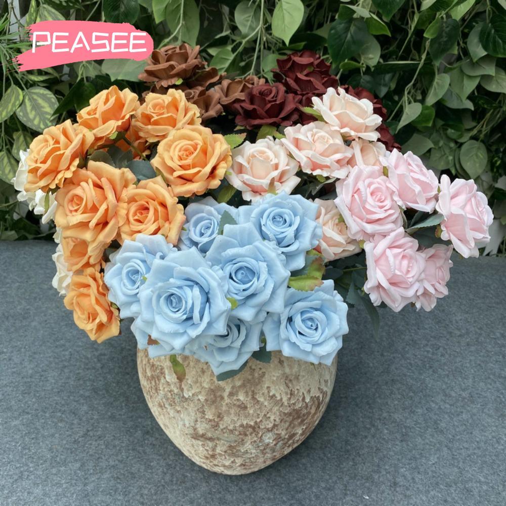 [PEASEE] Camellia Rose Accessories Party Wedding Holding Bouquet