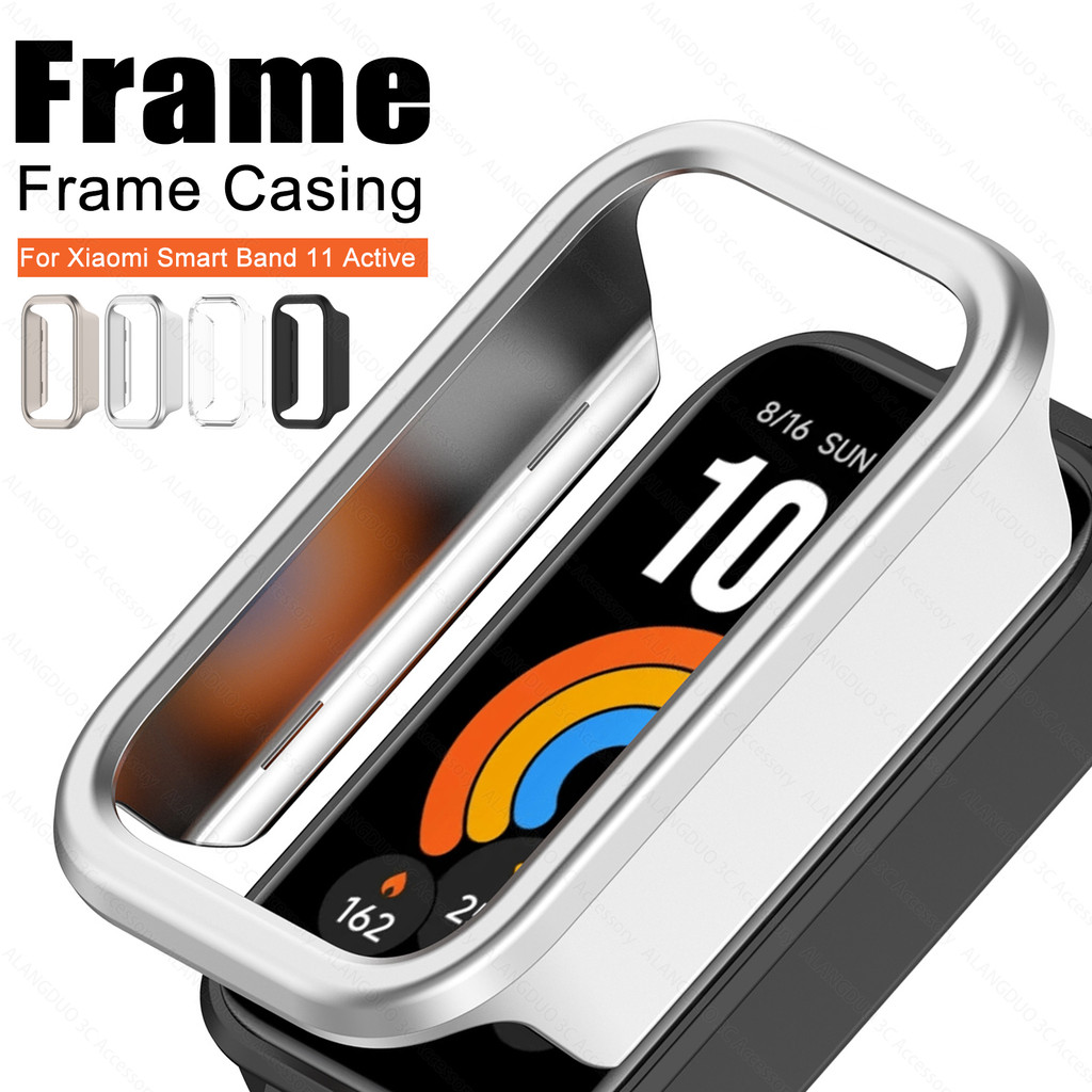 เคสสําหรับ Xiaomi Smart Band 11 Active Screen Protector PC Hard Frame Casing สําหรับ Xiaomi Mi Smart