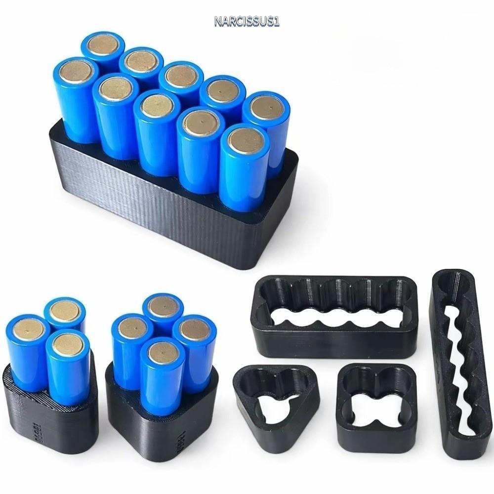 NARCISSUS13A0E 1/4 ชิ้นแบตเตอรี่เซลล์,Multi-Cell Cell Alignment Jig 18650 แบตเตอรี่ลิเธียมจุดเชื่อมต