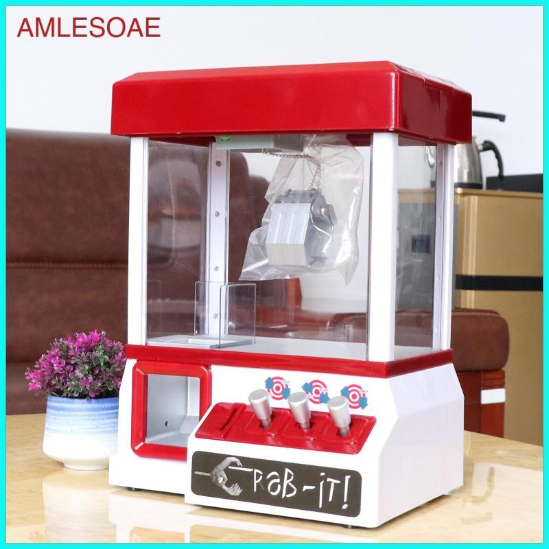 [amlesoe] Claw Toy Grabber Dispenser Crane Vending Machine สําหรับเด็กพร้อม