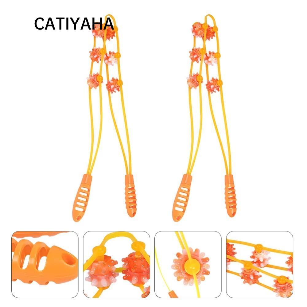 CATIYAHA Fitness Massage Roller Bead, Hand-held Massage Roller Tool Back Massage, Multi-Function Sho