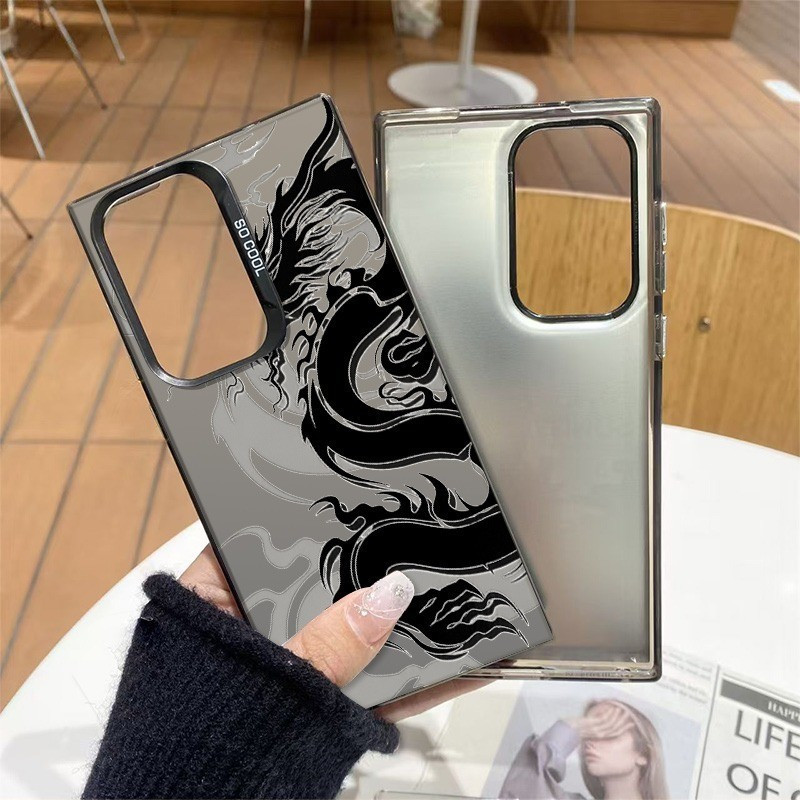 เคสโทรศัพท์มังกรสุดเท่เข้ากันได้กับ Samsung S25Ultra, S24Ultra, M05, S23Plus, S22, A55, A35, F14, A2