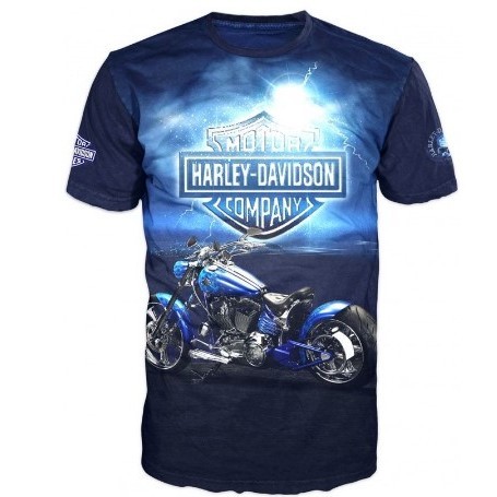 มาใหม่ล่าสุด HARLEY BIKERS MBI Fullprint พิมพ์ด้านบน A4, คอลูกเรือเสื้อรถจักรยานยนต์, สําหรับขี่การเ