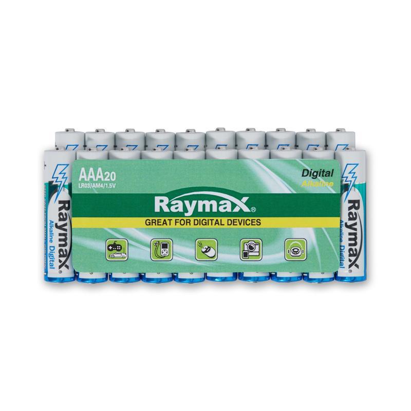 RAYMAX ถ่านอัลคาไลน์ AAA รุ่น LR03/20S ขนาด AAA แพ็ค 20 ก้อน