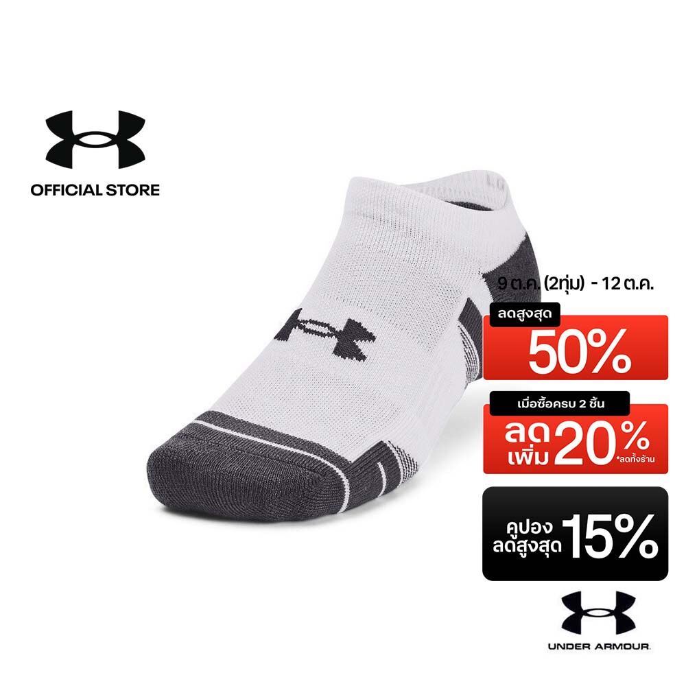 Under Armour Unisex UA Performance Tech 3-Pack No Show Socks