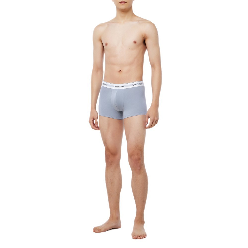 CALVIN KLEIN بوكسر رجالي Icon Cotton Stretch Trunk ‏(قطعتان)