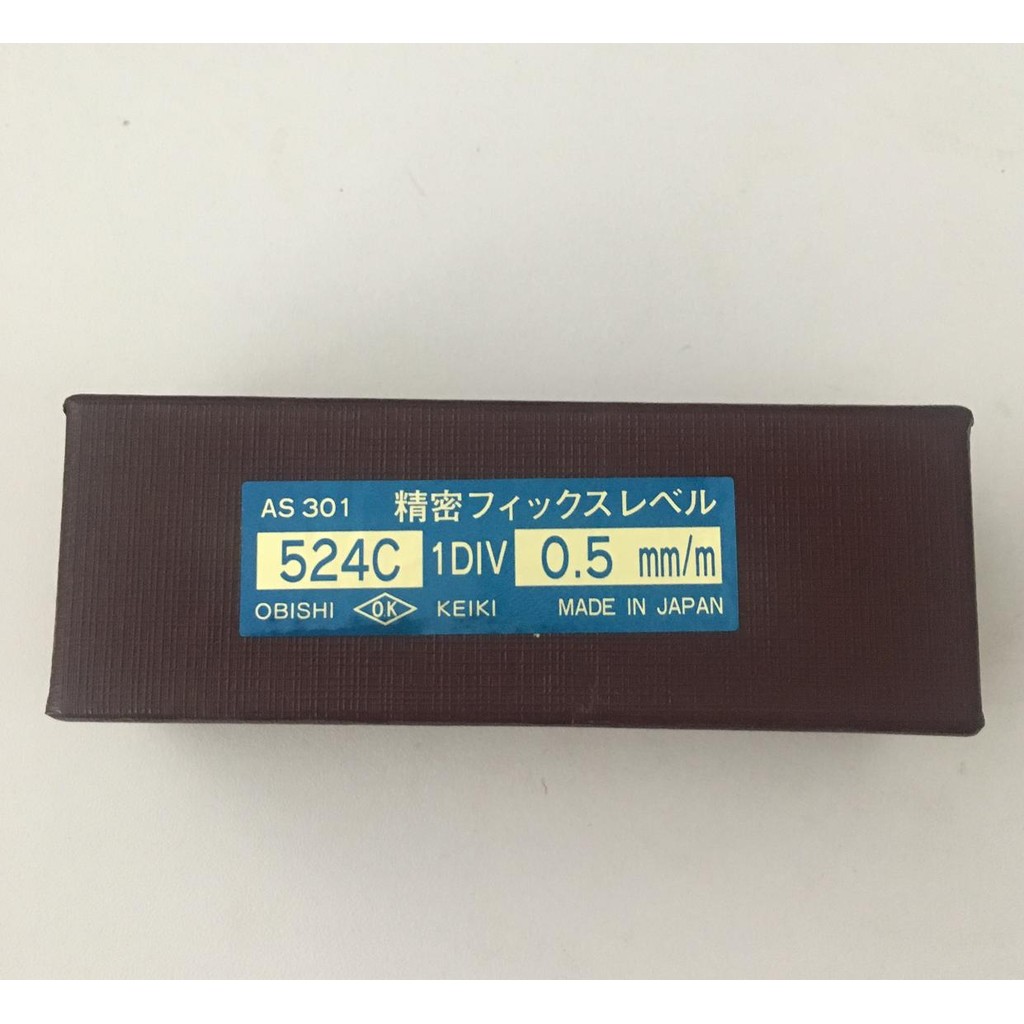 ญี่ปุ่น OBISHI OBISHI นําเข้าขนาดเล็ก Precision ระดับ AS301/524C OK ยี่ห้อระดับ 60 * 0.5