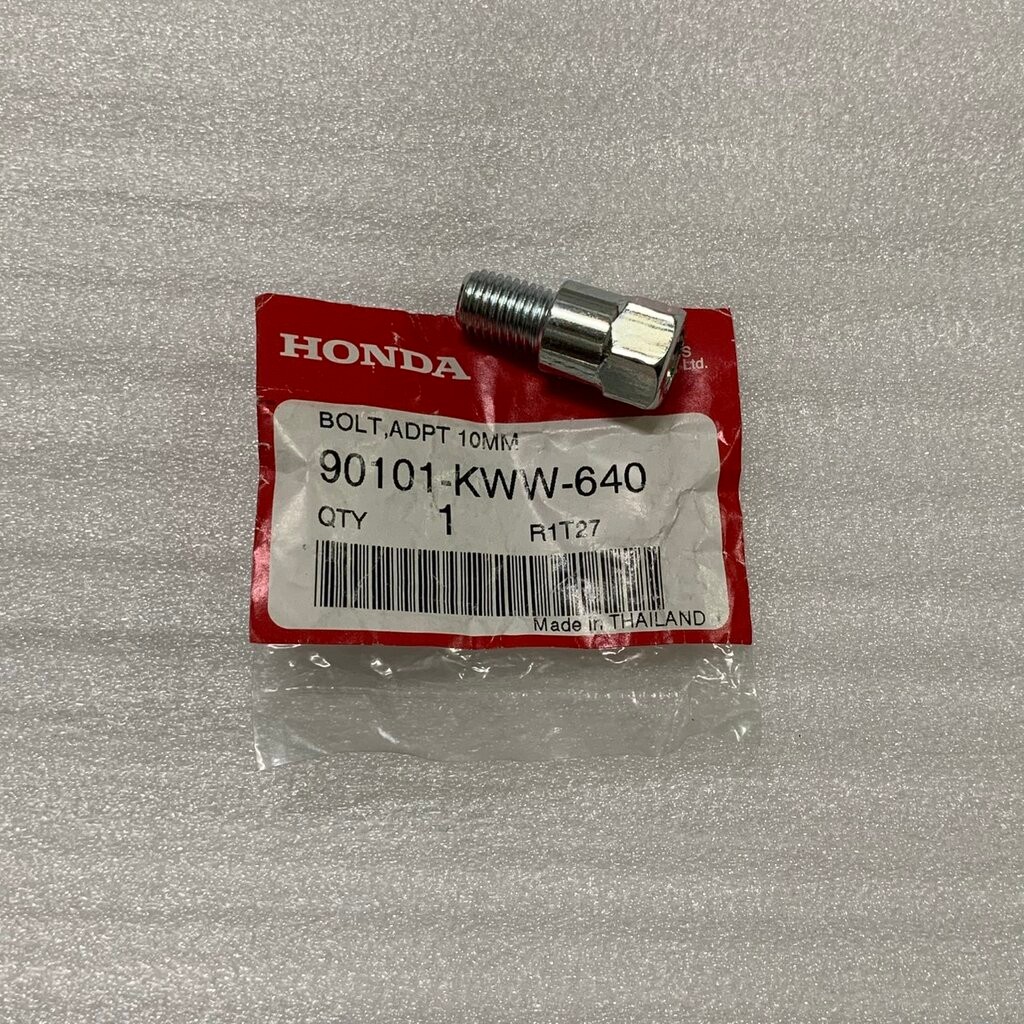 90101-KWW-640 โบ้ลท์ข้อต่อกระจกมองหลัง, 10 มม. WAVE110i 2012-2018 , SUPER CUB (2013-2022) , WAVE125i