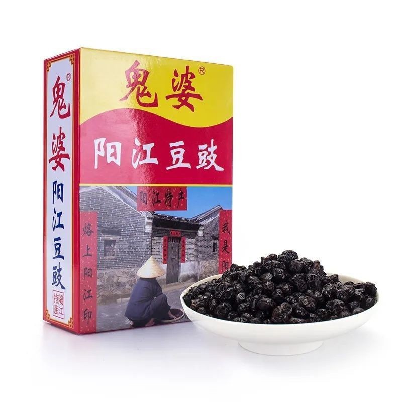 Yangjiang Tempeh Ghost Granny Tempeh 160g ขิงโบราณ Tempeh สีดําแห้ง Tempeh ผัดปรุงรส ปลานึ่ง หมูนึ่ง