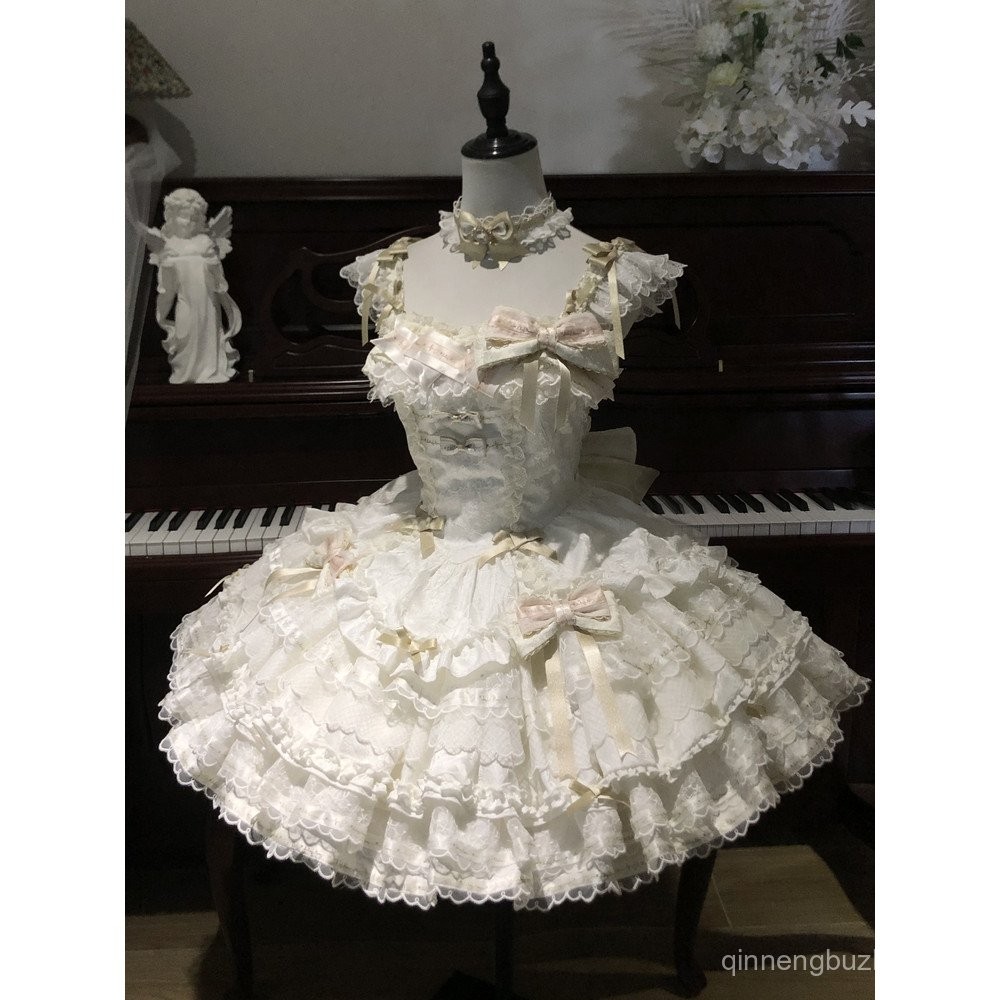 [Italian Gold] Gilt Whisper Silver Moon Original lolita Dress Black Gold Lolita Small Egg Dress