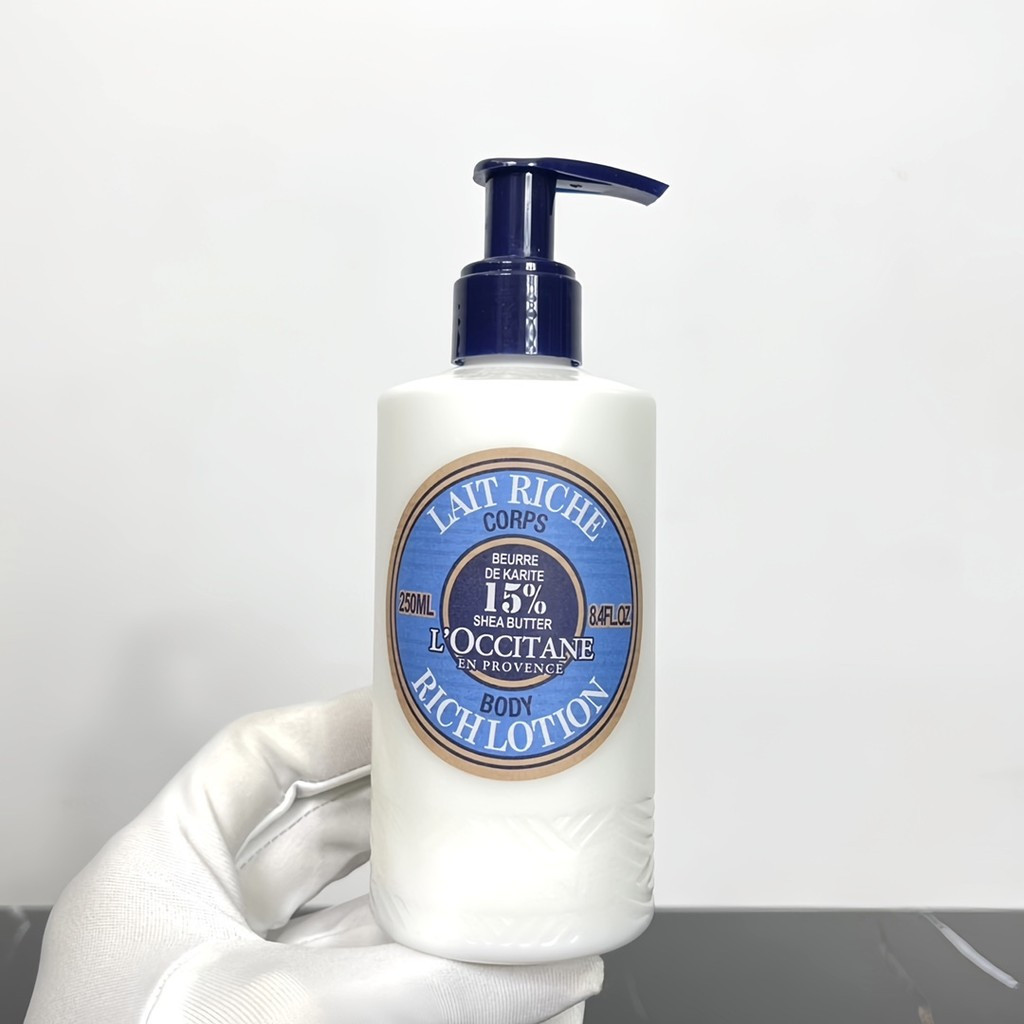 L'OCCITANE [คัดพิเศษ] Hot Style Counter Quality/45 LOccitane Shea Butter Body Lotion 250ml Big White