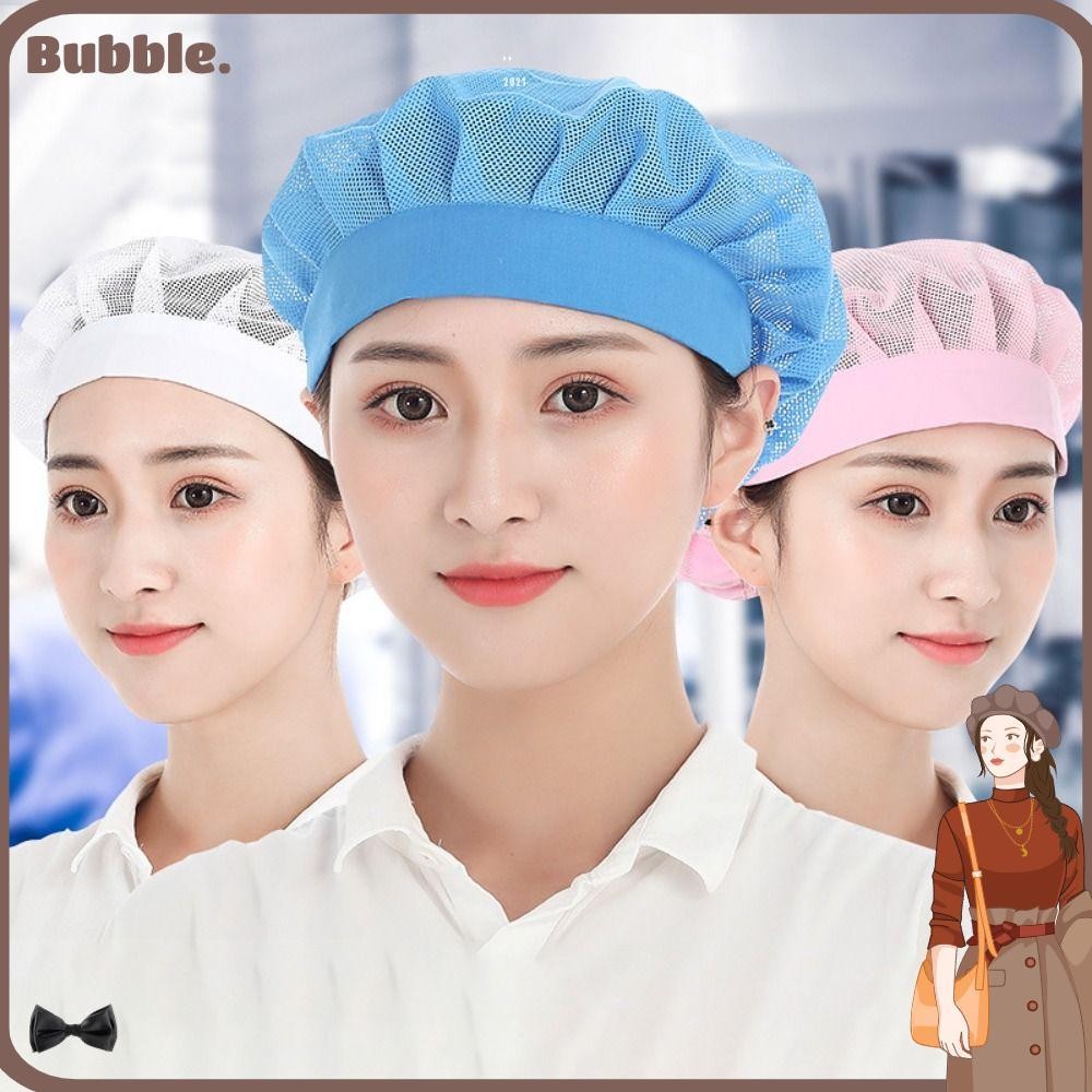 หมวกเชฟ ผ้าฝ้ายโพลีเอสเตอร์ ตาข่ายระบายอากาศ สำหรับโรงแรม ร้านอาหาร ครัวอุตสาหกรรม เก๋ไก๋ สวมใส่สบาย