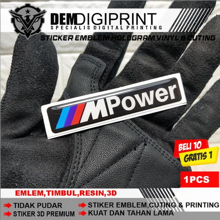สติ๊กเกอร์นูนสัญลักษณ์ Mpower