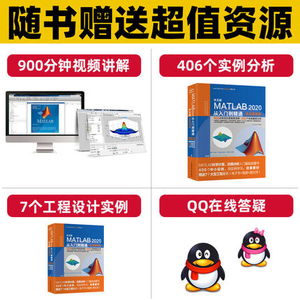 MATLAB2020 จากบทนําสู่ Proficient Practical Case Edition Matlab Complete Self-Study One Pass matlab2