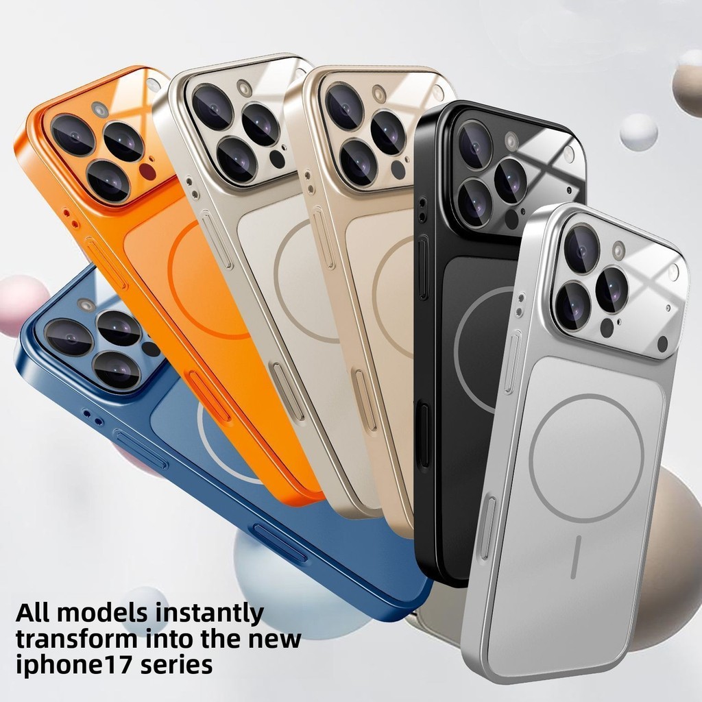 ฟิล์มเลนส์แก้วทันที 17 เคสโทรศัพท์แม่เหล็กเหมาะสําหรับ IPhone 13 14 15 16 17 PRO MAX 17 AIR – โปรปัง