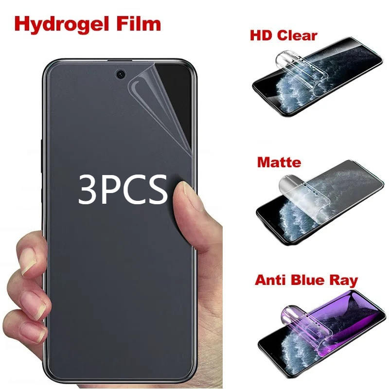 3Pcs Matte Soft Hydrogelฟิล์มสําหรับOppo Reno 9 8 7 6TZ SE Pro Plus 5G 4G Lite Anti Spyความเป็นส่วนต