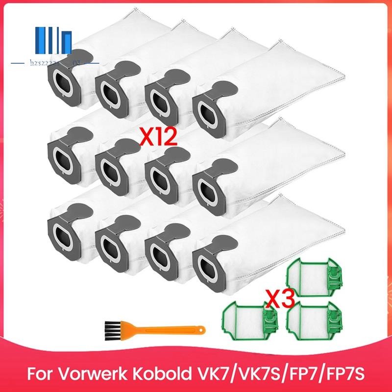 เครื่องดูดฝุ่นสําหรับVorwerk Kobold VK7, VK7S, FP7, FP7S พร้อม 3 มอเตอร์ป้องกันตัวกรองอะไหล่