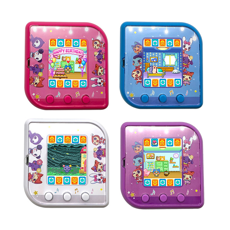 Qpet สัตว์เลี้ยงอิเล็กทรอนิกส์ของเล่นเด็กตลก Nostalgic Pet In One Virtual Cyber Pet Interactive ของเ