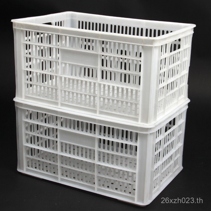 กระเป๋าเก็บของ Mail ll ตะกร้าไข่กล่องผลไม้ขนาดใหญ่ตะกร้าคว่ําสี่เหลี่ยมกรอบพลาสติกหนา Catties ผักขนส
