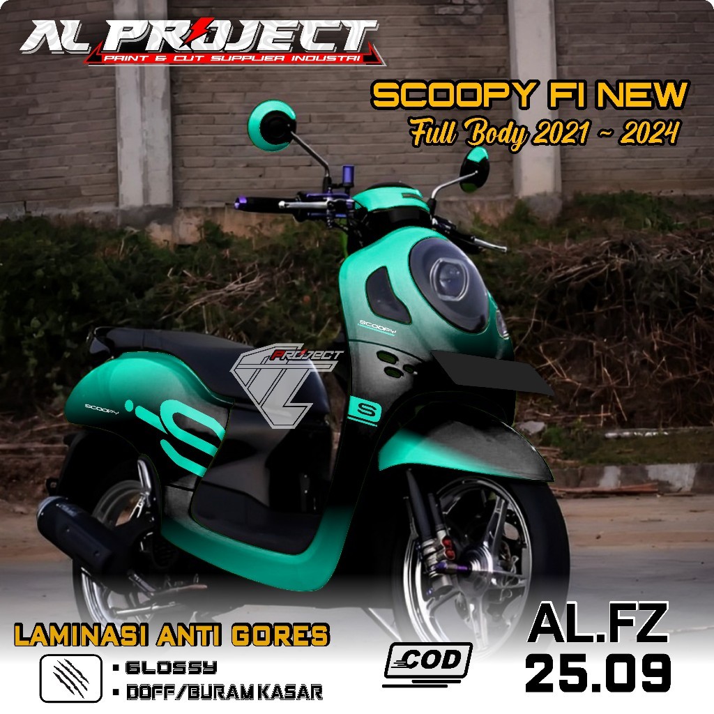 ใหม่ล่าสุด Decal สติกเกอร์ SCOOPY 2023 เต็มรูปแบบ - สติกเกอร์รถจักรยานยนต์อุปกรณ์เสริม Decal Scoopy 