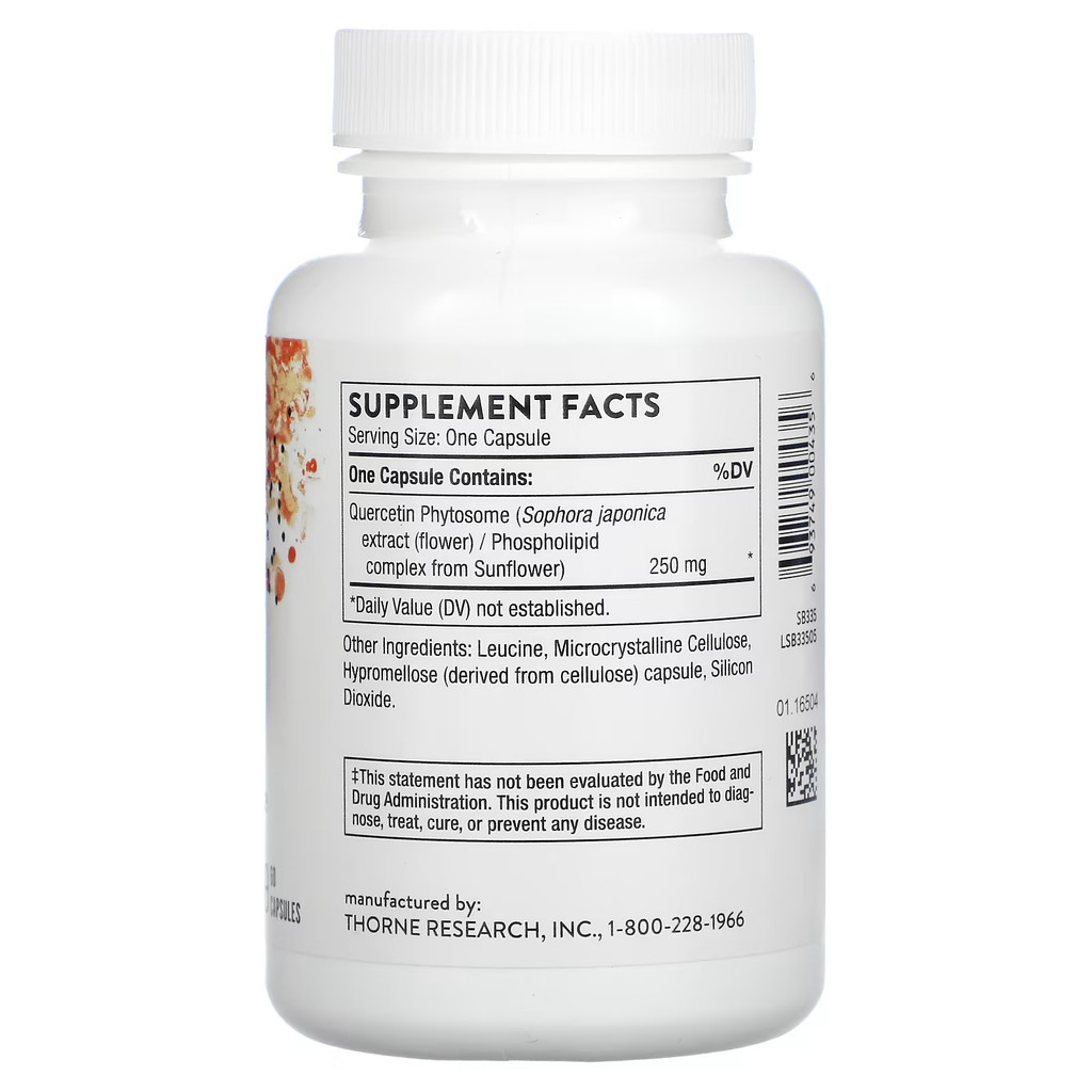 Direct Mail Thorne Quercetin Phytosome Thorne Quercetin Phytosome 60 แคปซูล