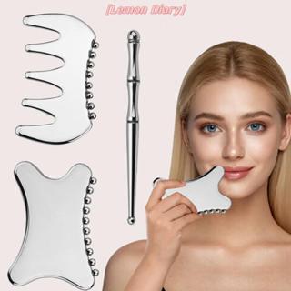 แอลดี| สแตนเลส Gua Sha เครื่องมือใบหน้าฝังเข็มจุดนวด Eye Fac…