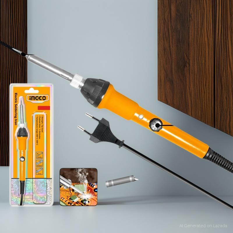Ingco หัวแร้งไฟฟ้า หัวแร้งปากกาไฟฟ้า ขนาด 100 วัตต์ รุ่น SI0110831 - รูปที่ 2