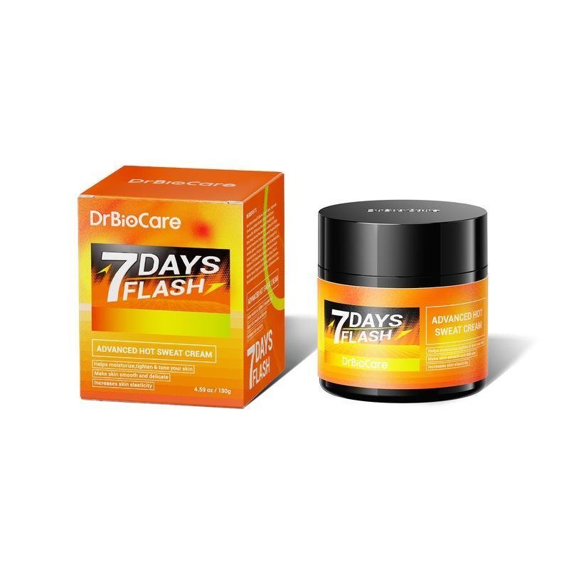 DrBioCare Advanced Hot Sweat Cream,7 Days Flash Series，Moisturize,tighten & Mone your skin,Make skin
