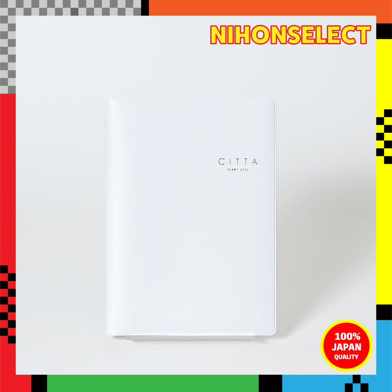 CITTA DIARY 2026 (Starting in October 2025) Pure White B6
