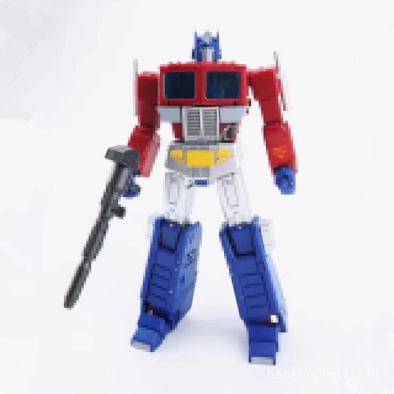 [มีในสต็อก] ของเล่นแปลงร่าง MP44 Optimus OP คอลัมน์รุ่นขาขาวไม่มีกระเป๋าเป้สะพายหลังเสียง G1 Autobot