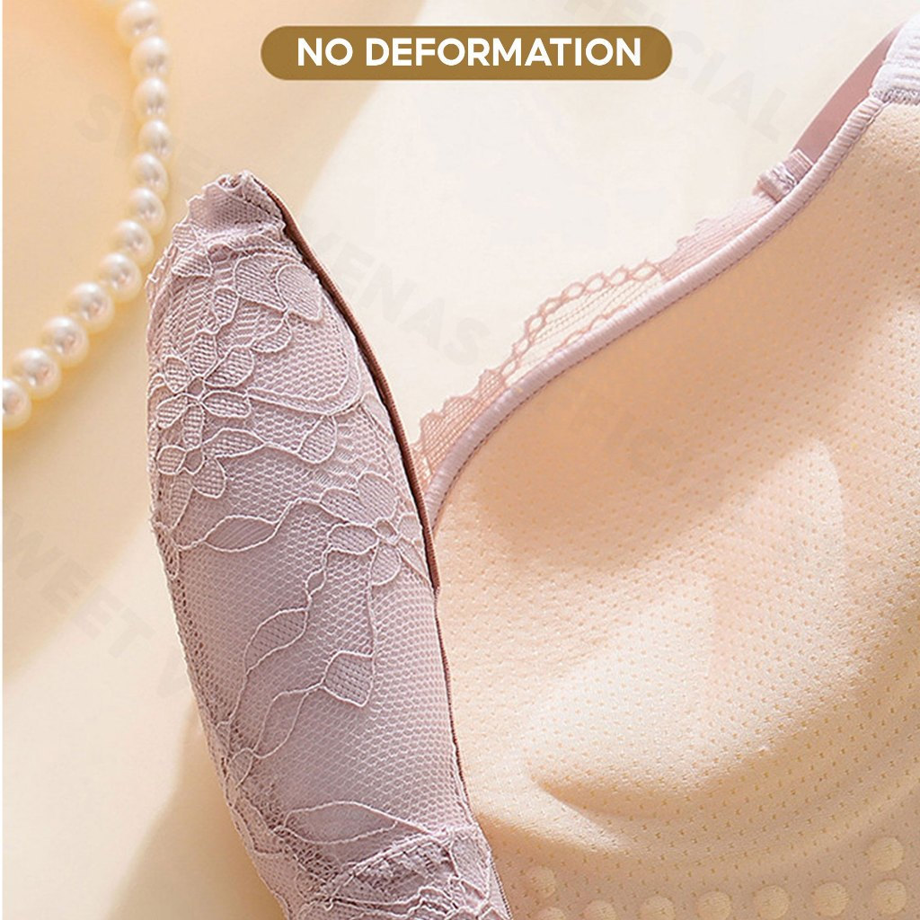 Caila บราปุชอัพลายลูกไม้สำหรับผู้หญิงไซส์ใหญ่ ขนาดchest 32-40 ทรงถ้วยABC- - รูปที่ 6