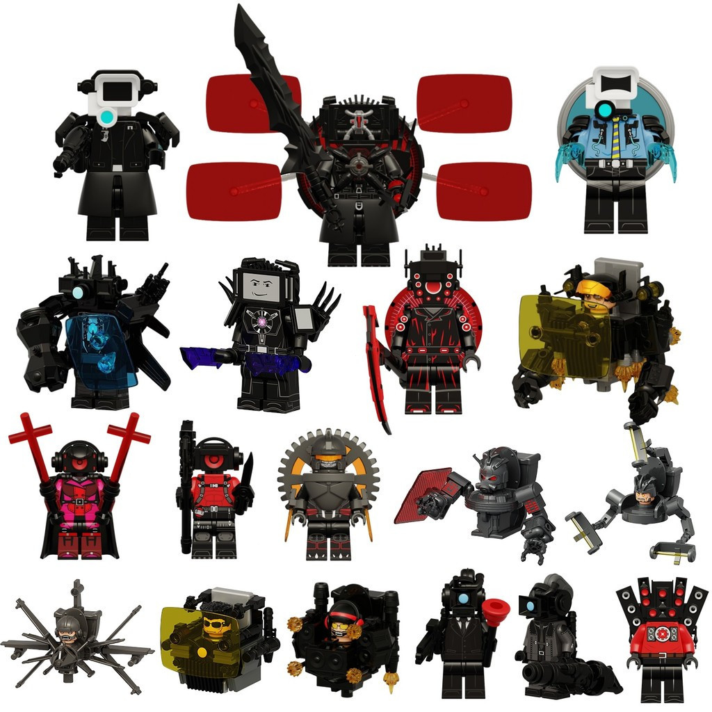 Skibidi Toilet Action Figure Doomsday Titan TV Man War-damaged Titan TV Man Cameraman ของเล่นคอลเลกช