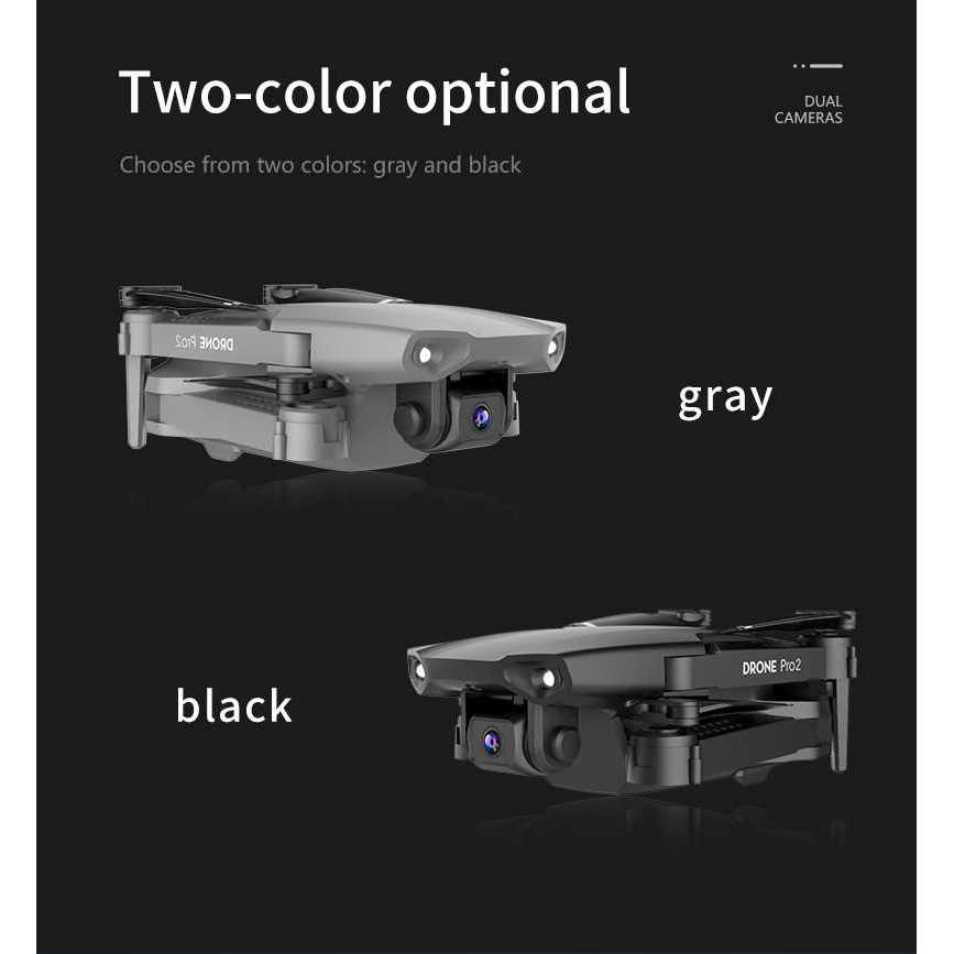 สไตล์ใหม่ E99 Pro2 Drone 4K HD FPV มุมกว้างอาชีพ Dua