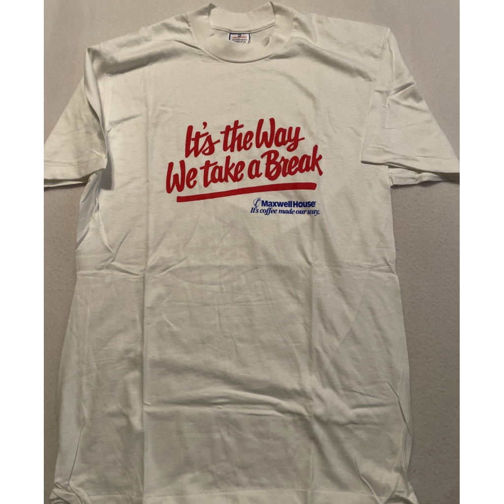 Retro Maxwell House Coffee เสื้อยืดหลวมสบายๆ