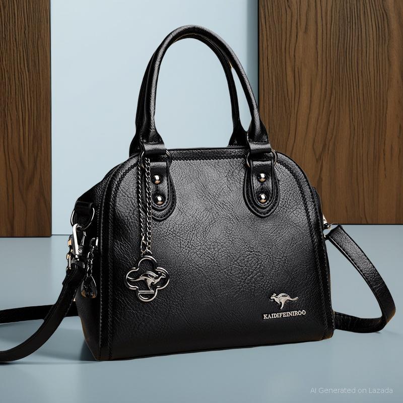 Baimaxingo Women's Shoulder Bag Kangaroo Has a Simple and Elegant Design. Fashionable Pillow-Shaped 