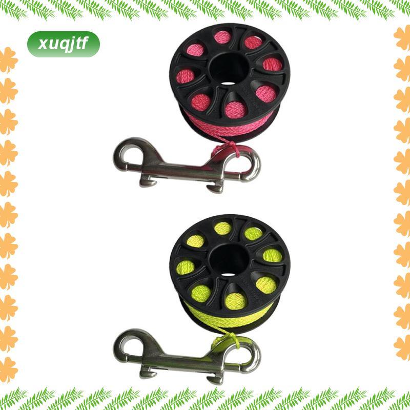 Finger Spool Reel คลิปสแตนเลส Scuba ดําน้ําดูปะการังดําน้ําอุปกรณ์เกียร์ -