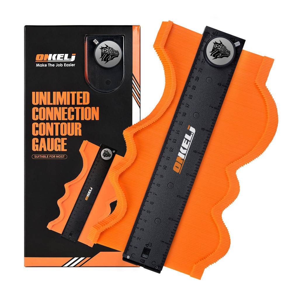 ไม่จํากัด Splicing Contour Gauge Profile Gauge ล็อคงานไม้การวัดโปรไฟล์ Gauge Profiler ไม่สม่ําเสมอ A