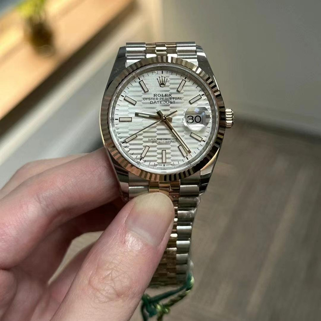 Rolex Rolex Rolex ROtx Diary Gold 36mm นาฬิกากลไก 126231-0033/0034