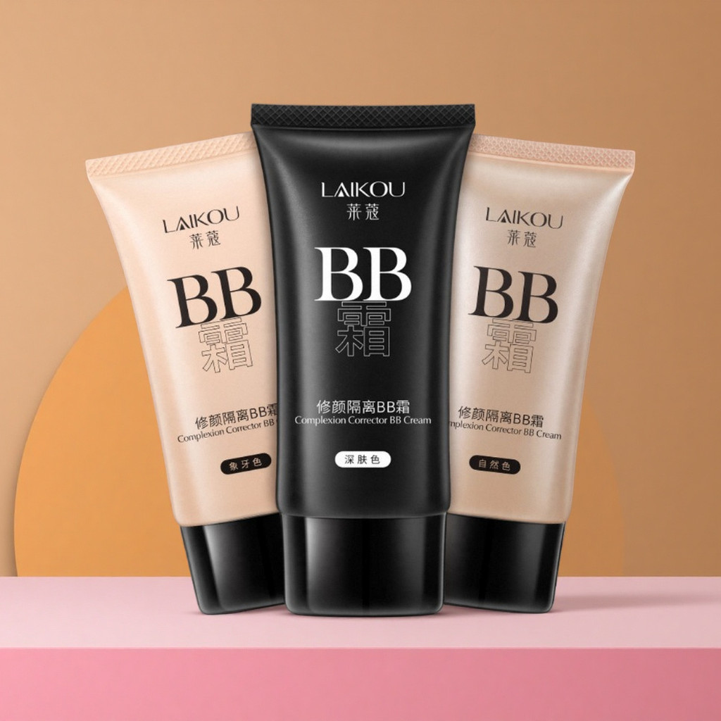 Lycome BB Cream 50g คอนซีลเลอร์บางเบา Lazy bb แยกคอนซีลเลอร์ 3 in 1 No Makeup Liquid Foundation แต่ง